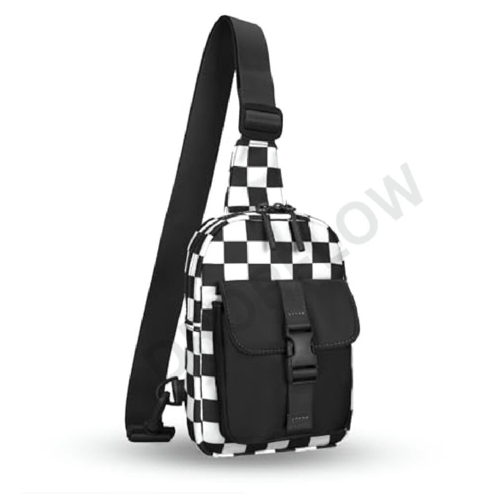 Crossbody Bum Bag Multi-Compartment Adjustable Straps Lightweight Travel Chic - Picture 2 of 8